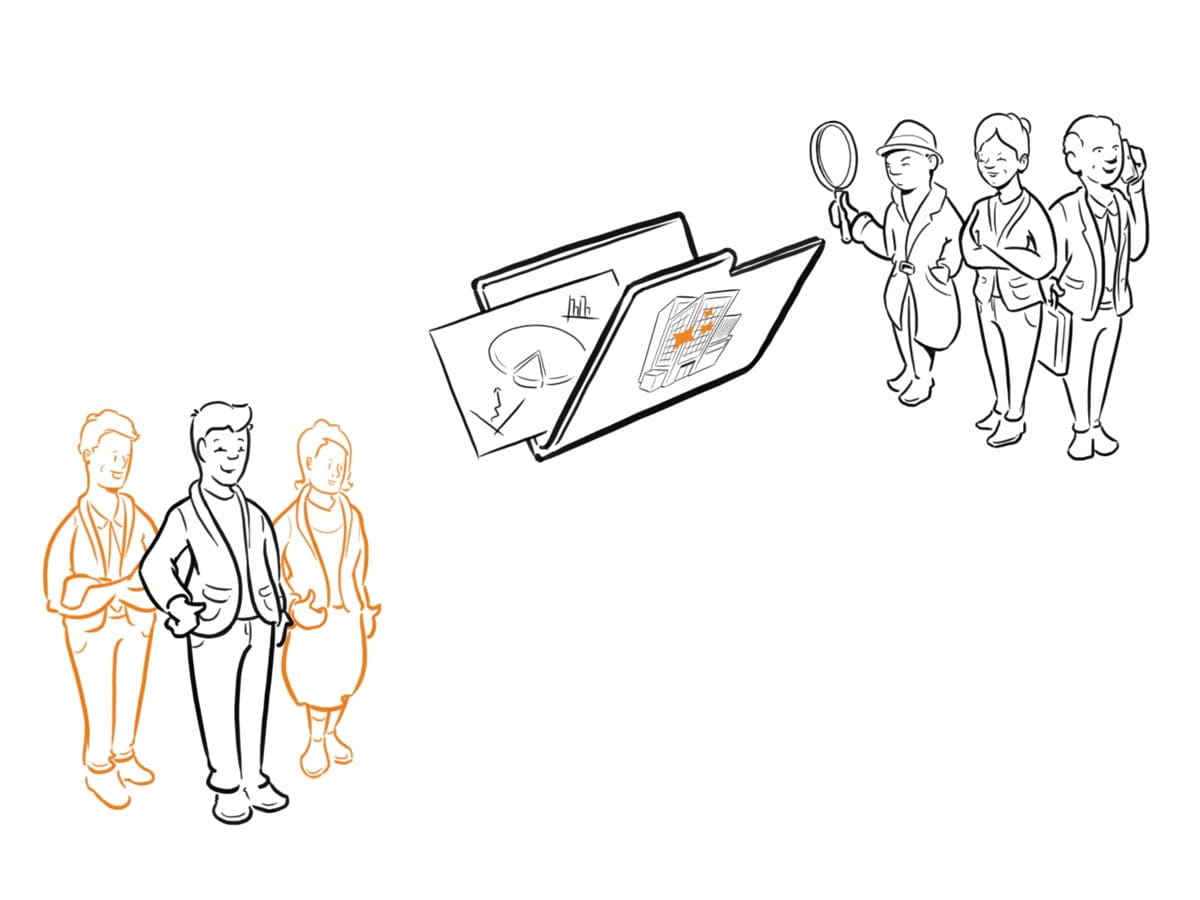 Uitleg animatie Rembrandt fusies en overnames. Due dilligence.